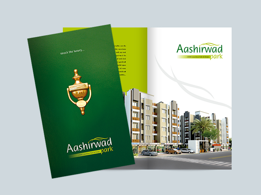 Aashirwad Park Brochure Design 01