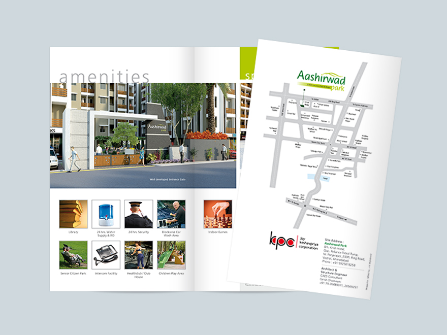 Aashirwad Park Brochure Design 02