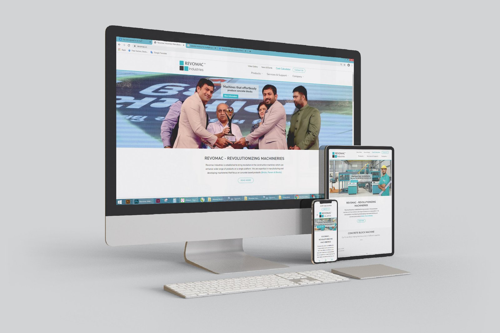 Revomac Website Design