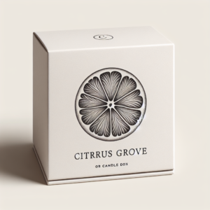 Citrus Grove - Candle Box Packaging Design