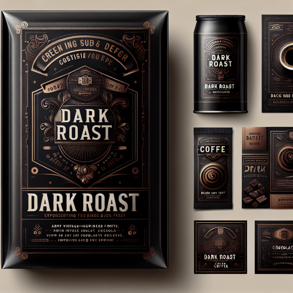 Dark roast packaging