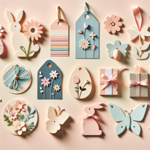 Easter tag shapes