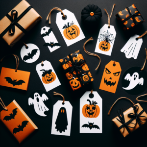 Halloween tag shapes