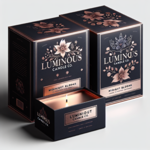 Luminous Candle Co. - Candle Box Packaging Design